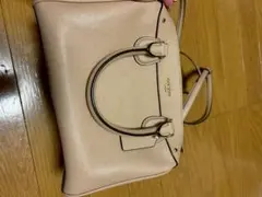 コーチCOACH レザー 2way ミニボストンバッグ ベージュ