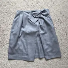 アナトリエ　anatelier 膝丈スカート　リボン付き