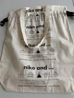 niko and ... ショップ袋 コットン製