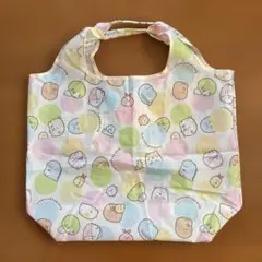 すみっこぐらし　エコバッグ　総柄　大きめ