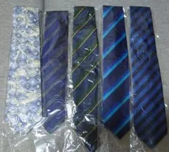 メンズネクタイ ブルー系 5本セット♡