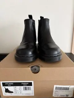 Dr. Martens2976MONOブラックサイドゴアブーツ EU37