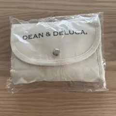 【新品未使用】DEAN & DELUCA 折りたたみエコバッグ　ナチュラル