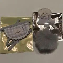 ちいかわbaby ラッコ ぽんぽんチャーム よだれかけ