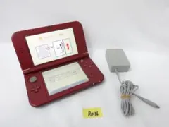 New 3DS LL 赤 ACアダプター付き 動作品　R0136