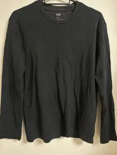 UNIQLO ブラック 長袖 Tシャツ S