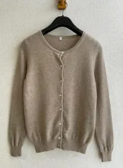 ★送料込み★MUJI　無印良品　カシミヤ100％クルーネックカーディガン♪