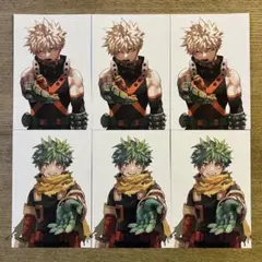 【匿名発送】僕のヒーローアカデミア　42巻特典　イラストカード　6枚セット