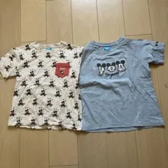 ミッキーマウス Tシャツ 2枚セット