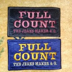 FULL COUNT ワッペン 2枚セット
