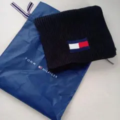 お値下げ☆トミーヒルフィガー紺色定番マフラー未使用
