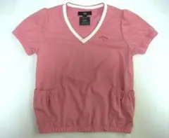 キャロウェイ　Callawey　半袖トップス　L　ピンク　ポケット