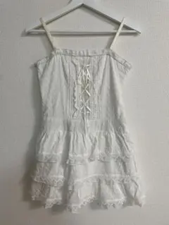 CECIL McBEE ノースリーブ ワンピース　　(リサリザ風)