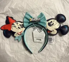 カリフォルニア ディズニーランド ミニー ドット柄 カチューシャ 新品未使用 カリフォルニアディズニー カチューシャ 白ドット柄 - メルカリ