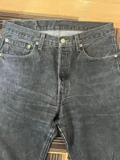 00s LEVI’S 501 先染 ブラックデニム USA製 33×34