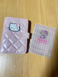 キティ　バインダー　シール帳　　ピンクキルト当時物　ファイル