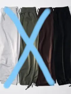 今だけお値下げユニクロC スウェットワイドパンツ　ブラックS