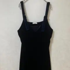 ベロア ロングワンピース