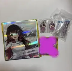 【ロボ子さんまとめ売り】めじるしアクセサリー　色紙　ペンライトチャーム