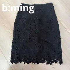 b:ming life store レーススカート 膝丈のサムネイル