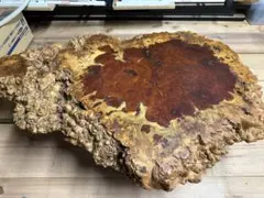 花梨 瘤 バール 座卓 一枚板 サイズ 115×80×32cm ローテーブル - メルカリ