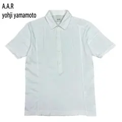 A.A.R yohji yamamoto ポロシャツ 半袖 ホワイト Mのサムネイル