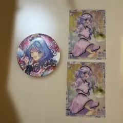 東方project メルラン.プリズムリバー 缶バッチ クリアカード