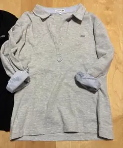 専用　ラコステ　訳あり　7部丈シャツ