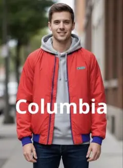 Columbia radial sleeve リバーシブルナイロンジャケット