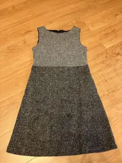 KUMIKYOKU ノースリーブワンピース L グレー