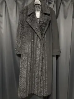 ターク(taakk)ダブルブレストコート サイズ2 ブラック - メルカリ