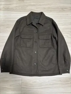 ユニクロ　オーバーシャツジャケット　茶