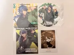 ヒプマイ コースター ステッカー チェキ風カード 有栖川帝統 まとめ売り