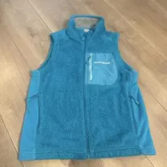 mont-bell キッズ ベスト 130 ピーコックグリーン