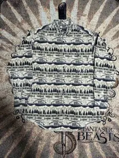 US古着 WOOLRICH 総柄プリントネルシャツ　90s