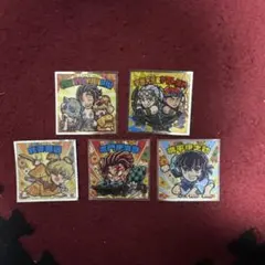 鬼滅の刃コラボキャラクターシール5枚セット