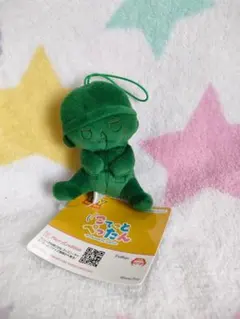 トイストーリー　こてっとぺったん ぬいぐるみ グリーンアーミーメン　マスコット