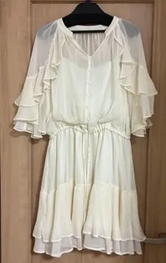 リランドチュール フリル付き ワンピース