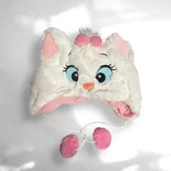 未使用 ディズニー おしゃれキャット マリー ポンポン ファンキャップ