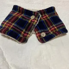 チェック柄 ネックウォーマー