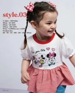 バースデイ moimoi Disney ミニー チュニック 120