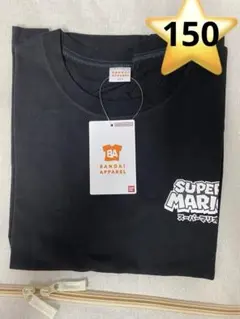 新品キャラクター☆スーパーマリオ☆キッズTシャツ150cmブラックのサムネイル