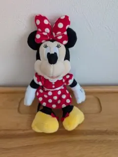東京ディズニーリゾート　ミニー　ぬいぐるみバッジ　ノーマル　水玉　スクバ