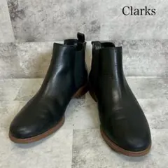clarks クラークス 本革 レザー サイドゴアブーツ 23.5 RG504のサムネイル