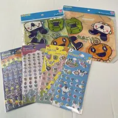 たまごっちグッズセット　シールとバッグ6点セット