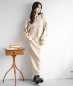 【新品未使用】ローリーズファーム　ニット セットアップ