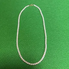 ベビーパールk18ネックレス ホワイト系