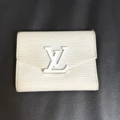 Louis Vuitton ポルトフォイユ ヴィクトリーヌ 三つ折り財布 白