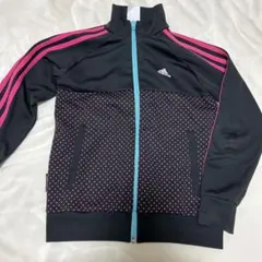adidas ジャージ 黒/ピンク 140