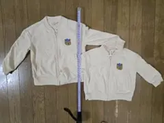 GAPクリーム色 ジッパー付きトレーナー 2点セット